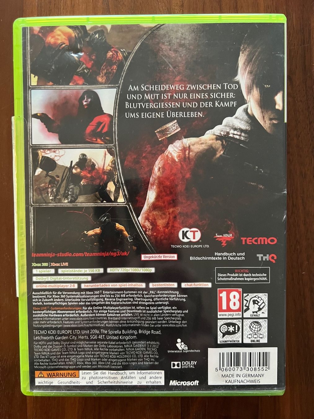 Giochi: Ninja Gaiden 3 Xbox 360 – Usato da Dübendorf venduto da CellarSeller 1