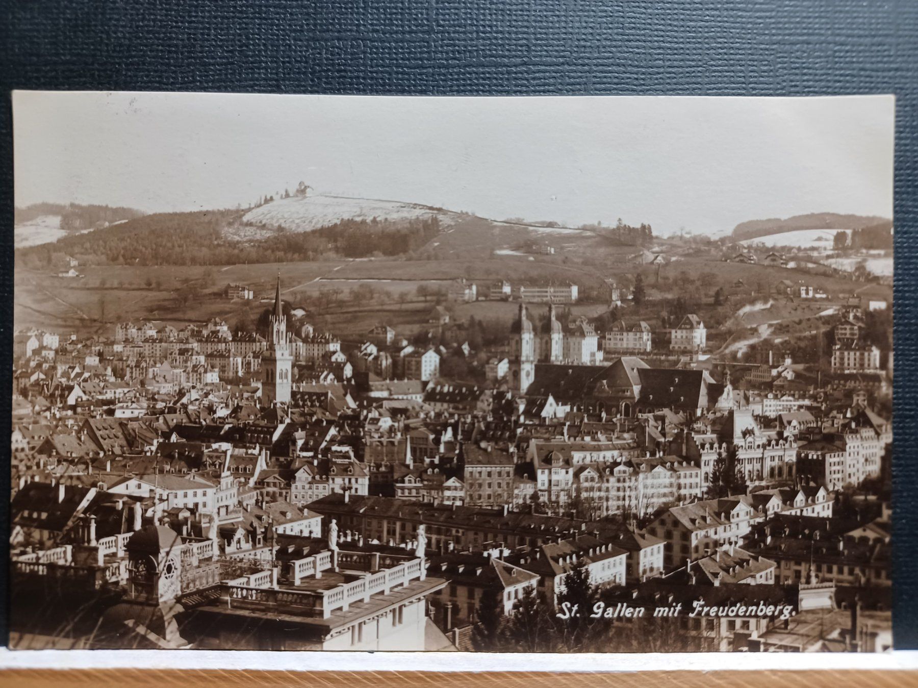 Cartoline postali: SG, St. Gallen mit Freudenberg, 8.IX.13 – Usato da Aarau Rohr venduto da mgvw