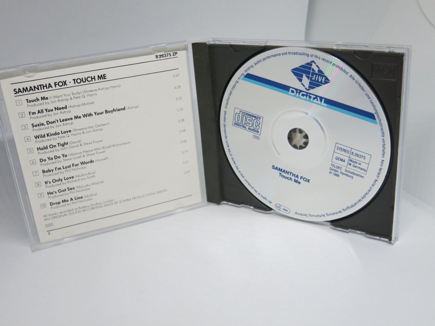 CDs: CD: Samantha Fox - Touch Me – Gebraucht aus Ernetschwil von  1