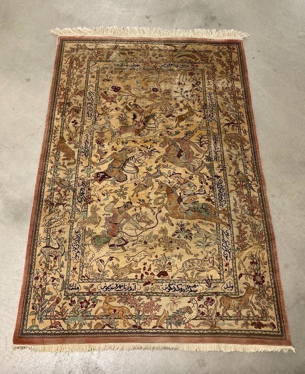 Tappeti: teppich . ghom . seide . ca 98 x 155cm – Usato da Allschwil venduto da rotocker