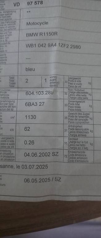 Touring: A vendre bmw r1150 r  – Gebraucht aus Lausanne von sui_y8w6 2