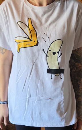 Unisex Shirt Gr.L Banane