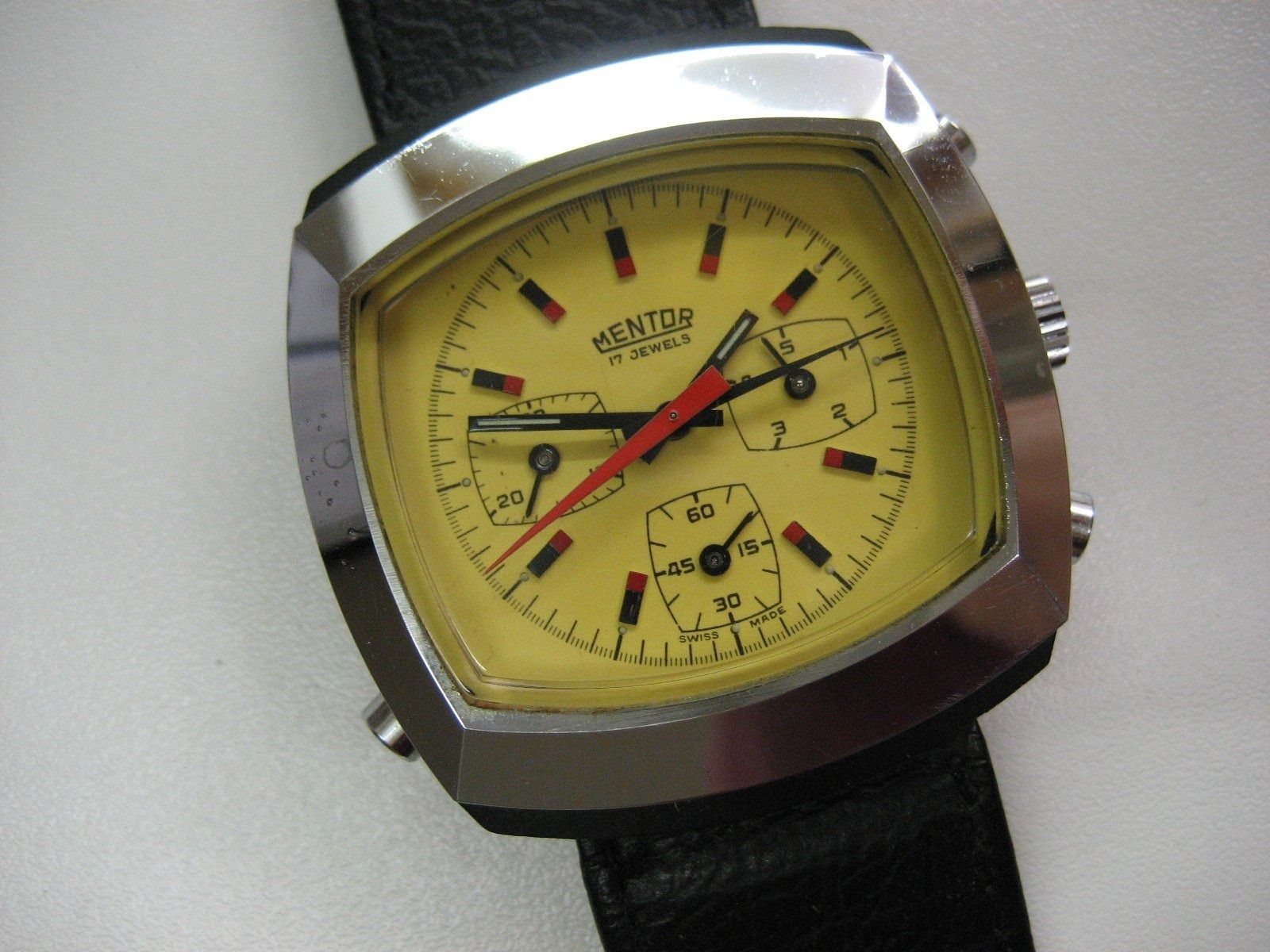 Orologi: Seltene Vintage MENTOR Flyback,  70zigerj. – Usato da Hölstein venduto da nialawatch 6