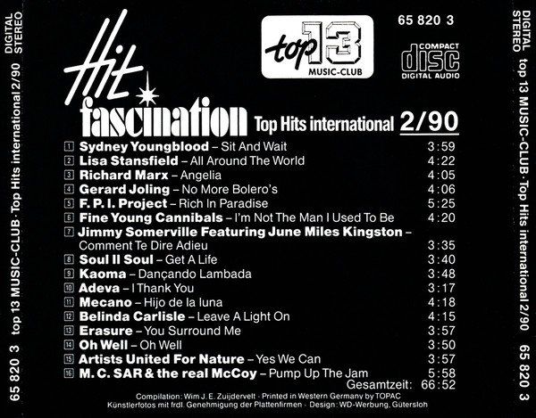 CD: Hit Fascination CD. 2/90 F3 – Usato da Sessa venduto da fraenklishop 1