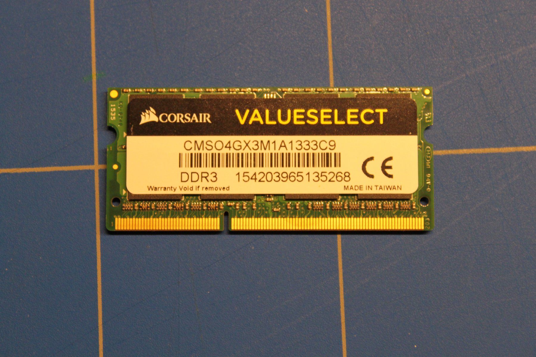 Corsair Memoria / RAM: Corsaire ValueSelect DDR3 RAM 1x4GB – Usato da Reinach BL venduto da poupou159 1
