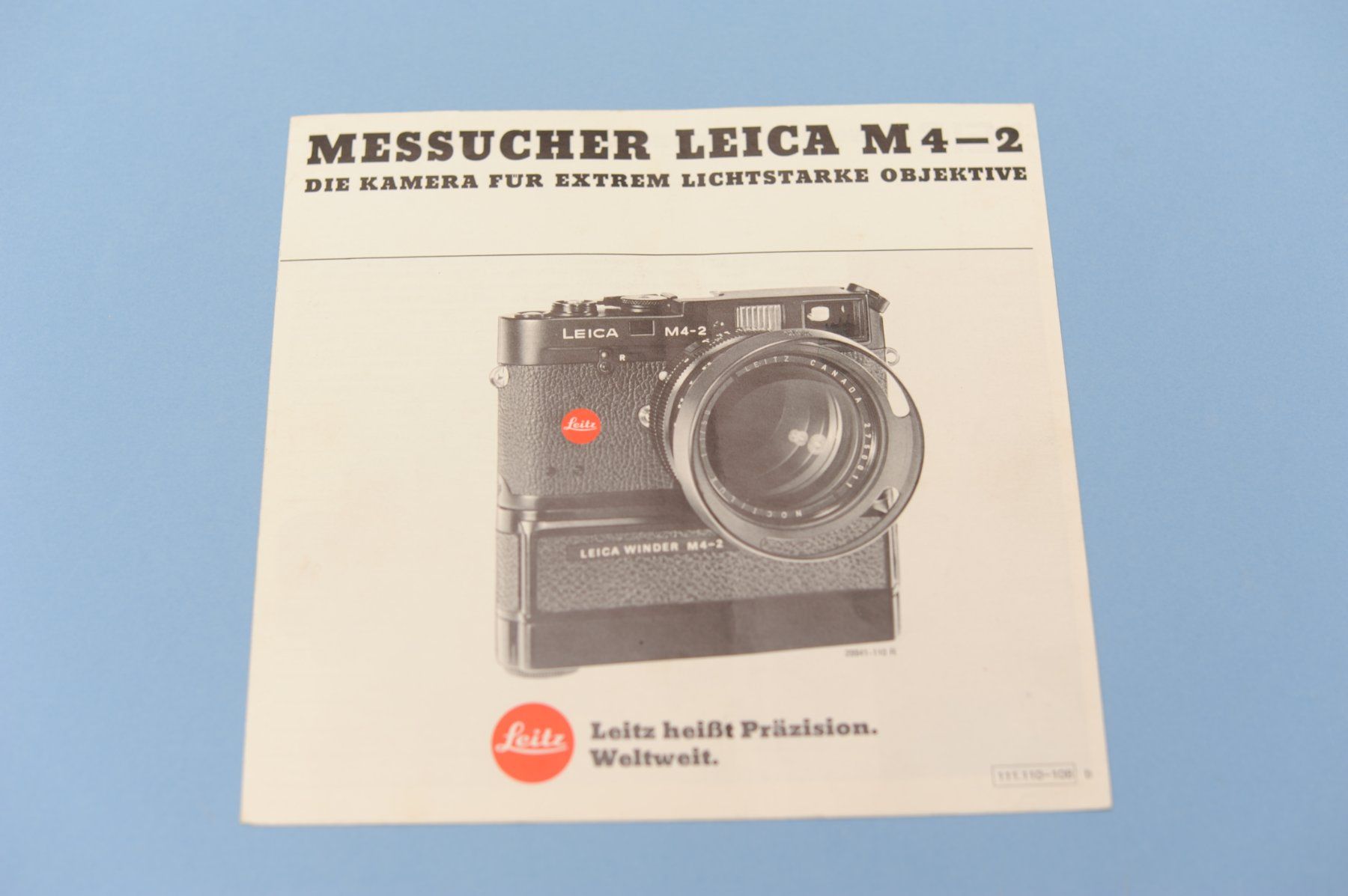 Leica Fotocamera: LEICA M4-2 Prospekt - Versand kostenlso – Usato da Zürich venduto da Prathama