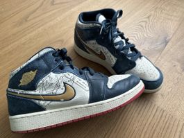 Coole Nike Air Jordan Mid Sneaker, Grösse 40, Special Editio