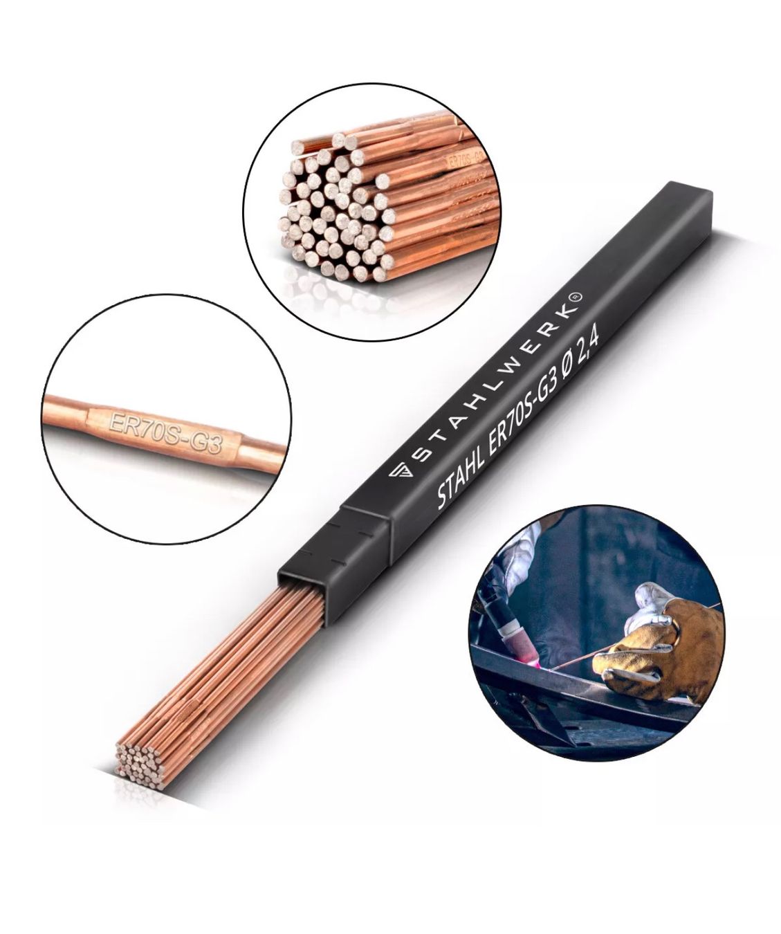 Tutti gli attrezzi: + WIG Schweißstäbe SET STAHLWERK – Nuovo e nell'imballaggio originale da Amriswil venduto da JaJa-Express 3