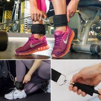 Fitness Training Fußschlaufen Kabelzug D-Ringen manschetten