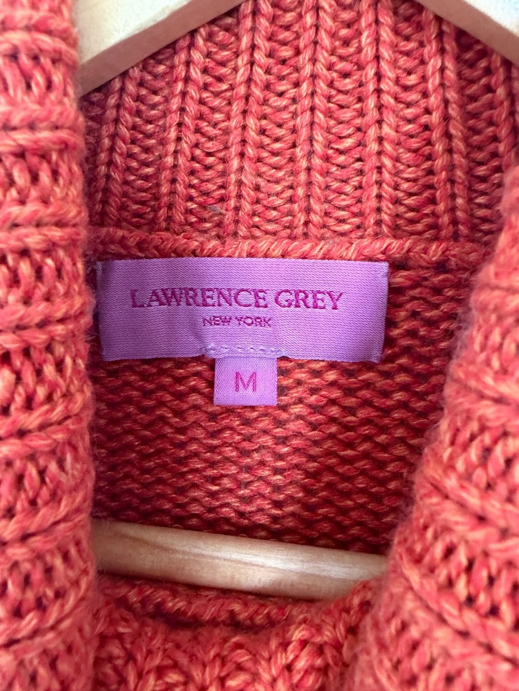 Maglioni & Felpe: Kaschmir Seiden Rollkragenpullover Lawrence Grey orange – Usato da Buchs SG venduto da VintageHomeCH 2