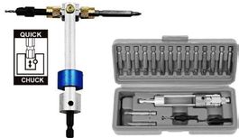 BOHRER- + SCHRAUBENSATZ  20 TLG  QUICK FLIP