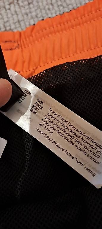 Badehosen: Badehose dunkelblau-orange Gr 56/58 – Neu und originalverpackt aus Wasen im Emmental von Cardmaster-Snowwhite 1