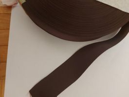 Braunes Gurtband Rolle neu Zustand 50mm Breite