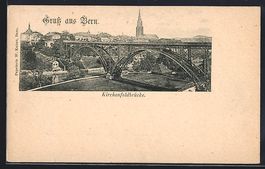 Bern, Gesamtansicht der Kirchenfeldbrüc