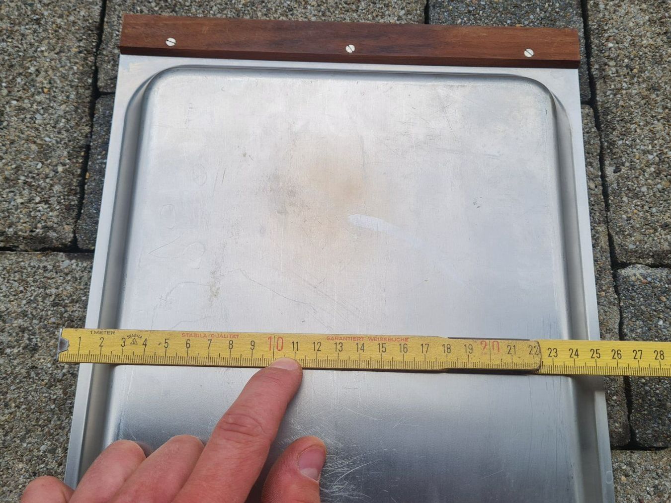 Servierplatten: CH Armee / ZS / Chromstahl / Servierplatte / Restaurant – Gebraucht aus Safenwil von TOMLUK 4
