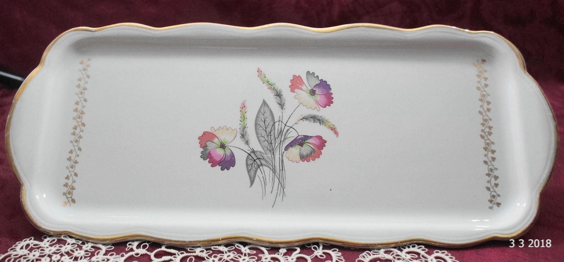 Piatti di portata: Cake Platte Luneville Anemone – Usato da Basel venduto da The_Onliners