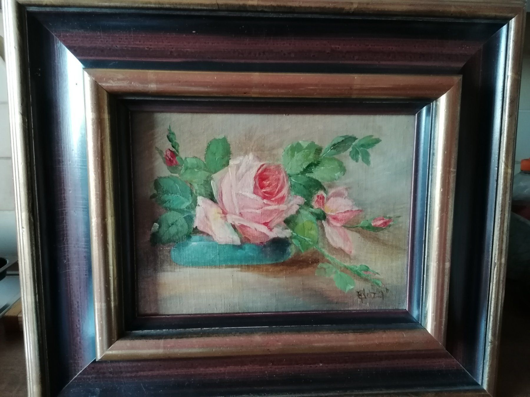 Dipinti: Rose antiche – Usato da Mendrisio venduto da Accamuta 1