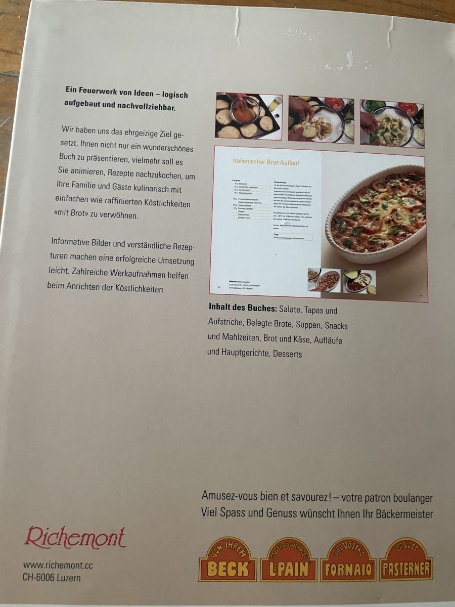 Bücher: Richemont Köstlichkeiten mit Brot – Gebraucht aus Wildensbuch von Mangosteen7 3