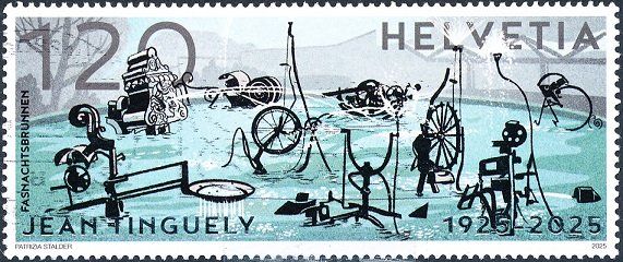Tutti i francobolli: 100 Jahre Jean Tinguely  postfrisch – Nuovo (secondo la descrizione) da Quartino venduto da Gutri44