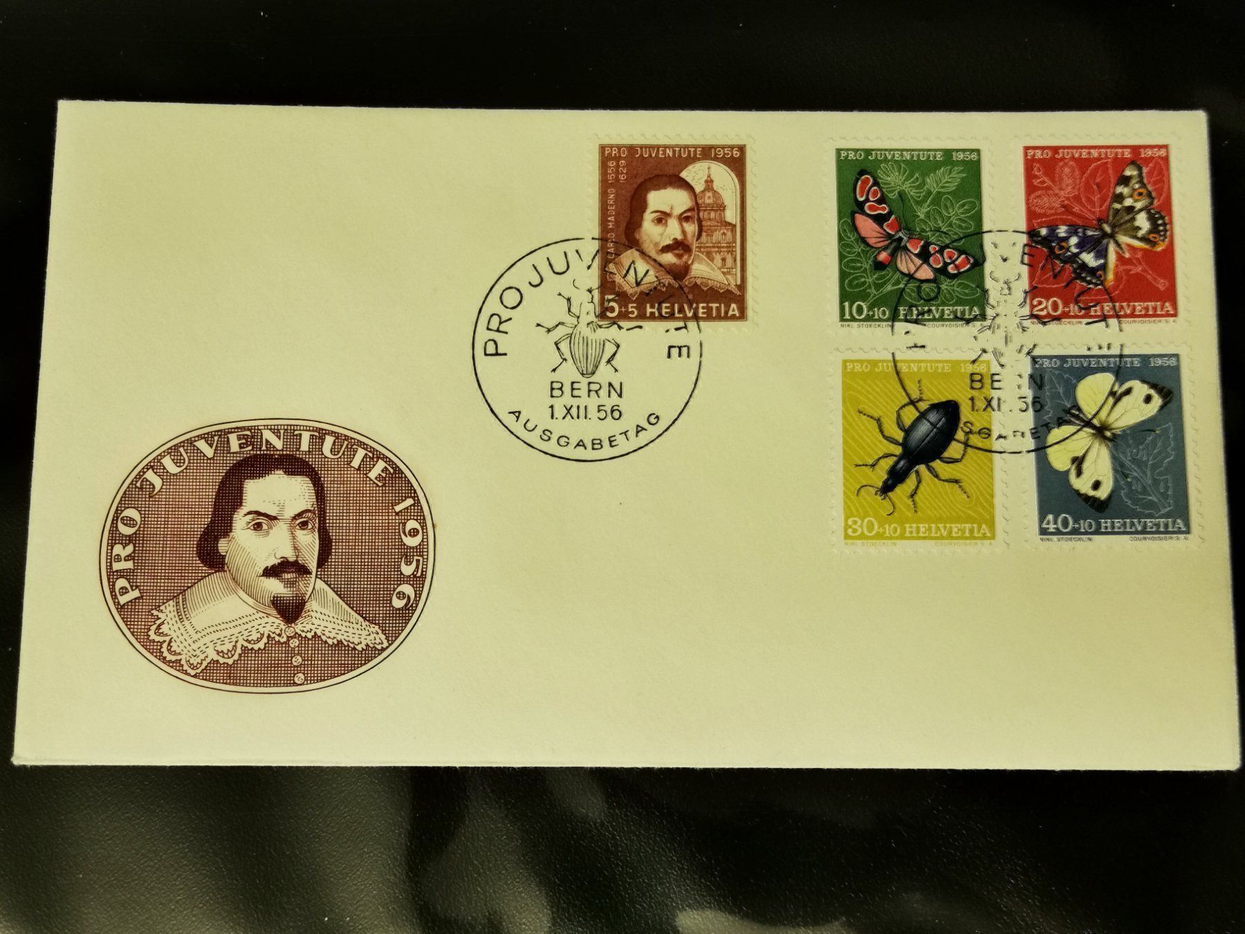Tutti i francobolli: J163-167 FDC 80.- Bern – Usato da Buttikon venduto da billigJackob