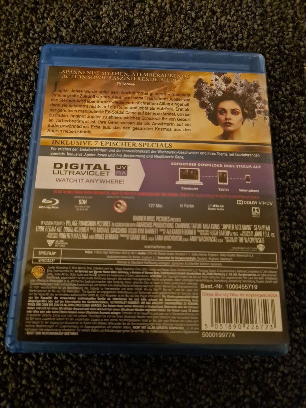 Tutti i DVDs: JUPITER ASCENDING – Usato da Ruswil venduto da jan_bxl5 1