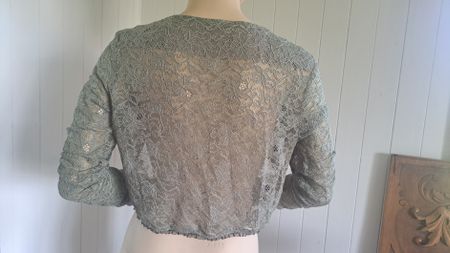 LIEBLINGSSTÜKKE Braut Bolero Spitzenbolero 38 M Unikat