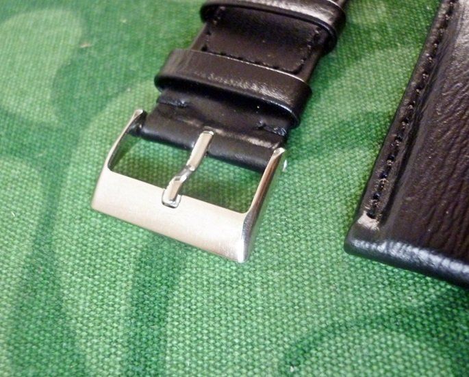 Montblanc Orologi: MONTBLANC Armband Leder 22mm schwarz – Usato da Adliswil venduto da di_hans 2