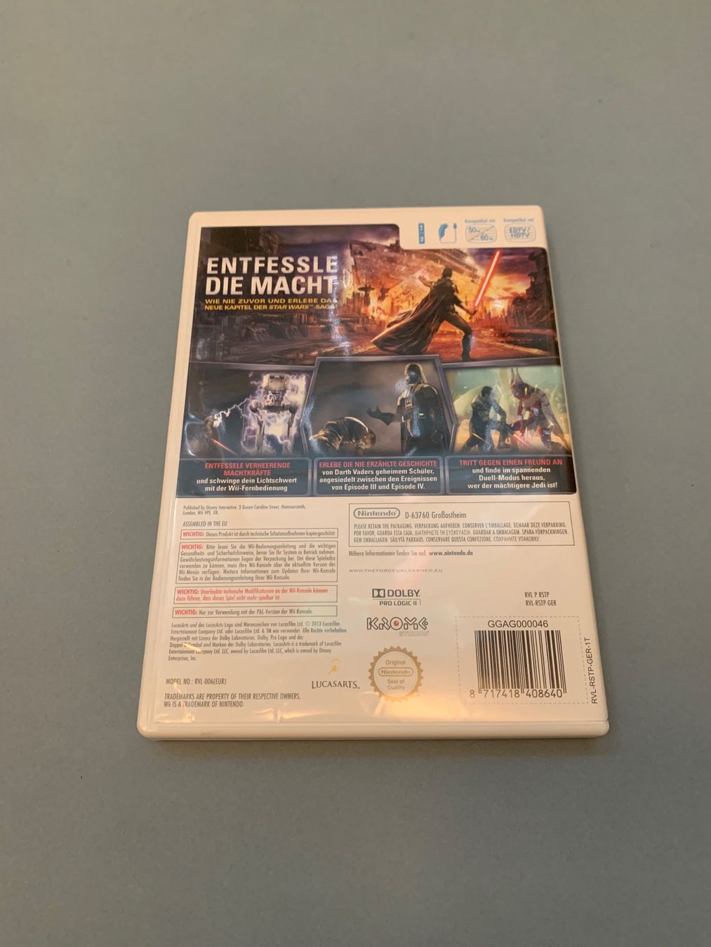 Nintendo Giochi: Wii / Star Wars Force Unleashed – Usato da Kölliken venduto da sergesellsretro 1