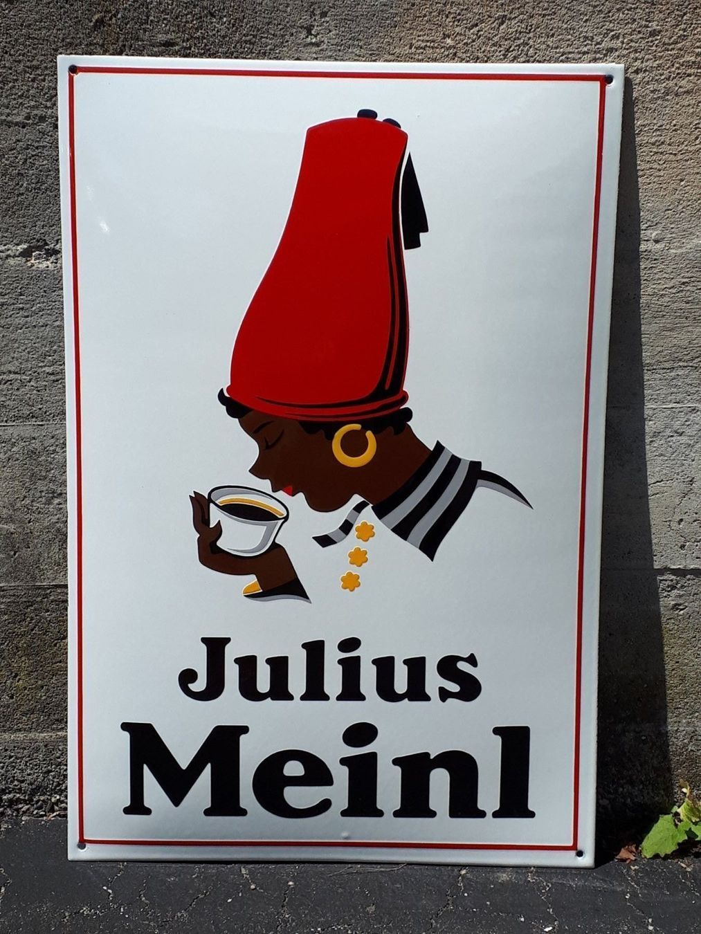 Insegne: Emailschild Julius Meinl Kaffee – Usato da Zürich venduto da timbuktu03
