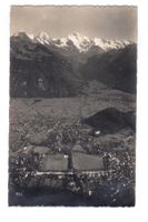Alte Ansichtskarte Interlaken Harder, Eiger Mönch Jungf...