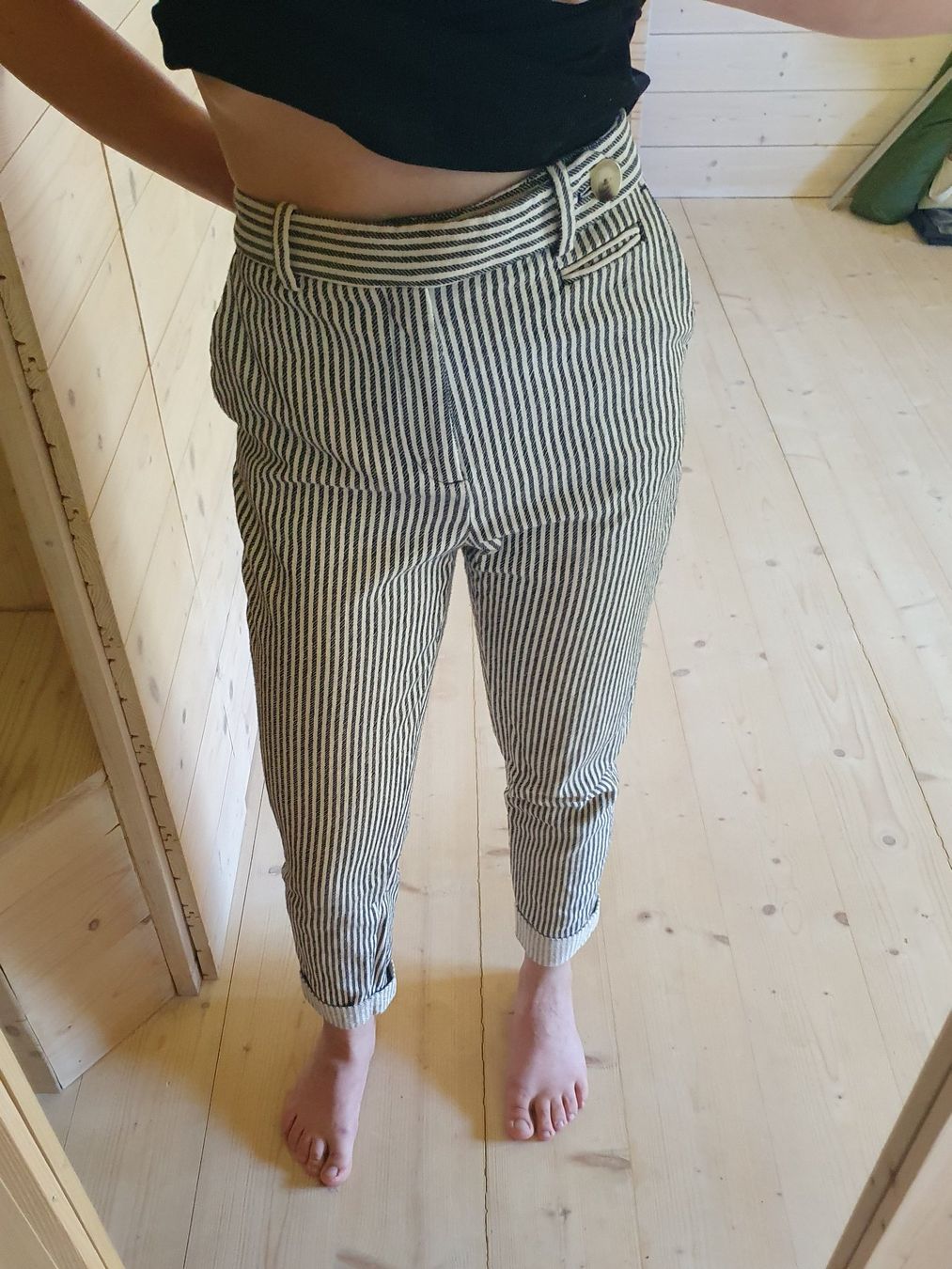 Zara Pantalons: Pantalon rayé Zara – D'occasion à Finhaut par sof_j2wn 8