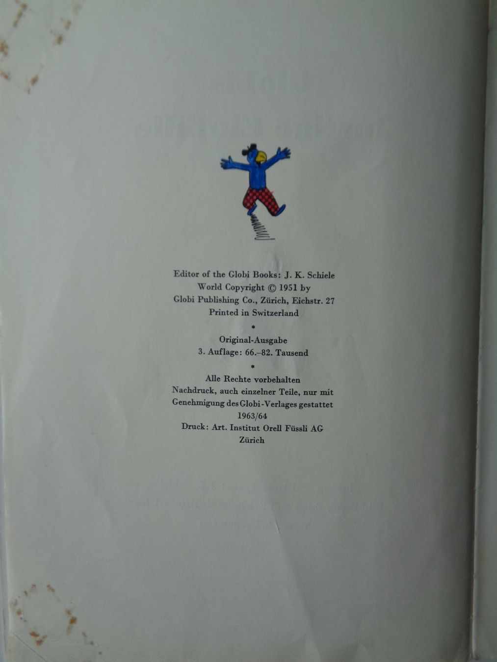Libri: Globis lustige Einfälle - 3. Auflage 1963/64 – Usato da Chur venduto da Oregano1 2