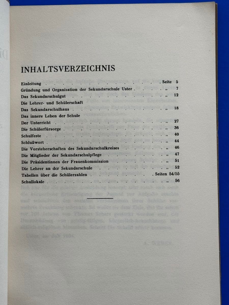 Libri: Die Sekundar Schule Uster 1834-1934. – Usato da Adliswil venduto da buch_und_kunst 2