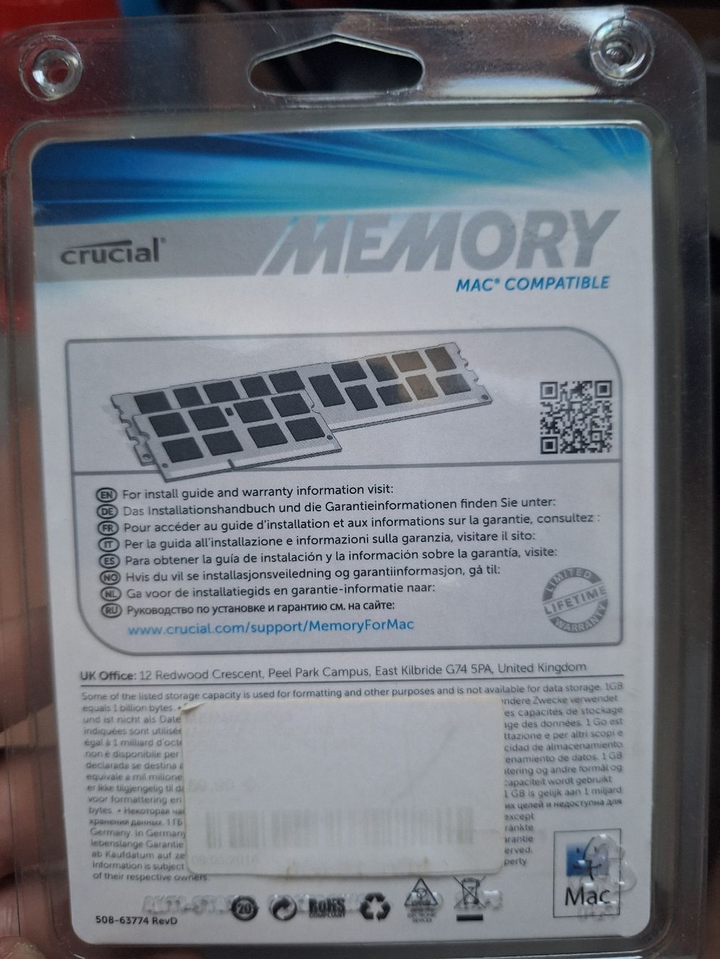 Dischi rigidi: Crucial Memory 4GB KIT 2x2GB DDR2  – Nuovo (secondo la descrizione) da Tannay venduto da v1n1p00h 1