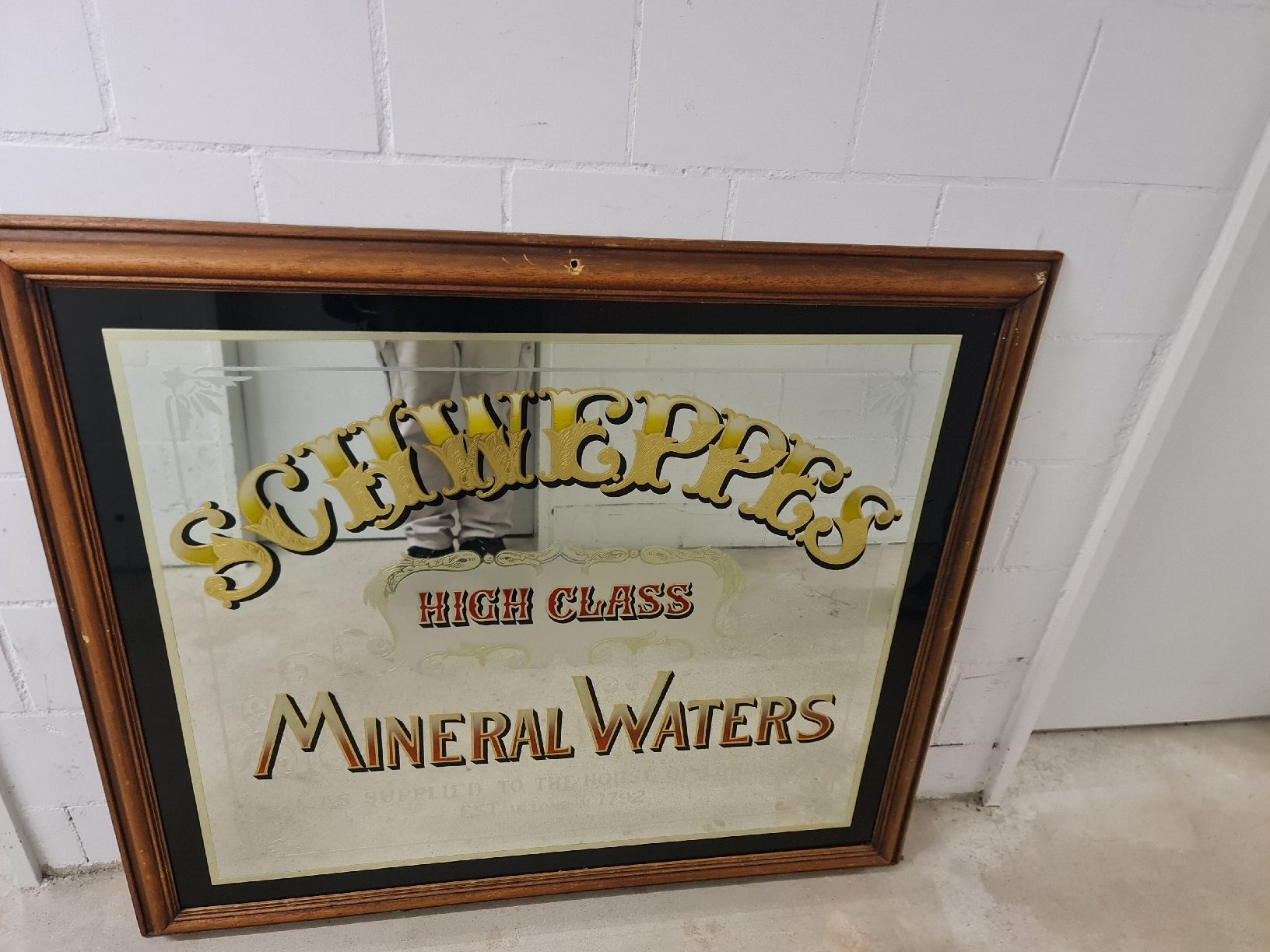 Foto & Immagini: Schweppes Werbe Glassbild – Usato da triengen venduto da fad_g29d