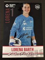 Autogrammkarte Lorena Barth FC Aarau Frauen signiert