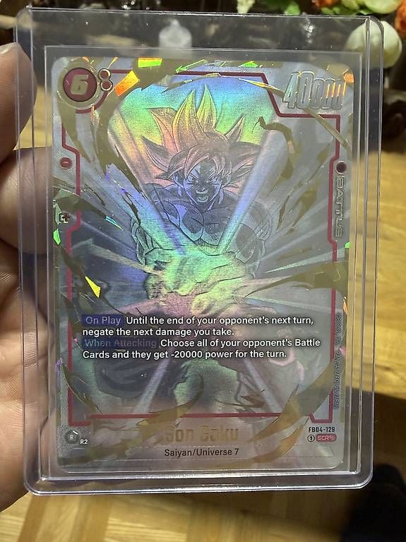 Bandai Carte collezionabili: Son Goku FB04-129 SCR** Mint – Nuovo (secondo la descrizione) da triengen venduto da Tony_94