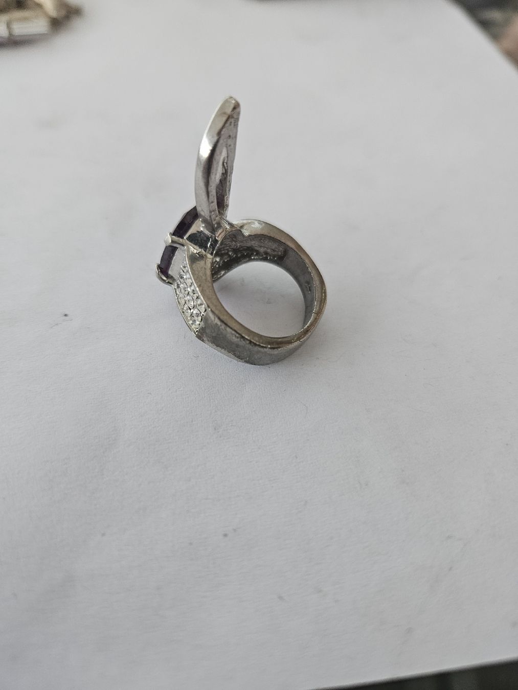 Ringe: Silber Damen Ring mit Violette Stein – Gebraucht aus Rickenbach b. Wil von nic_8ljr 1