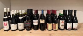 Weinsammlung mit 93 Flaschen