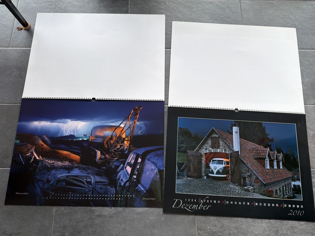 Calendari: 2x Oldtimer Kalender 2010 – Usato da Wolfwil venduto da Rolex1 5