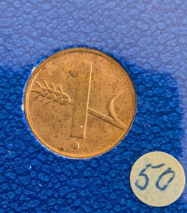 Tutti le monete: 1 Rappen 1950 – Usato da Arch venduto da coinsandmore 1