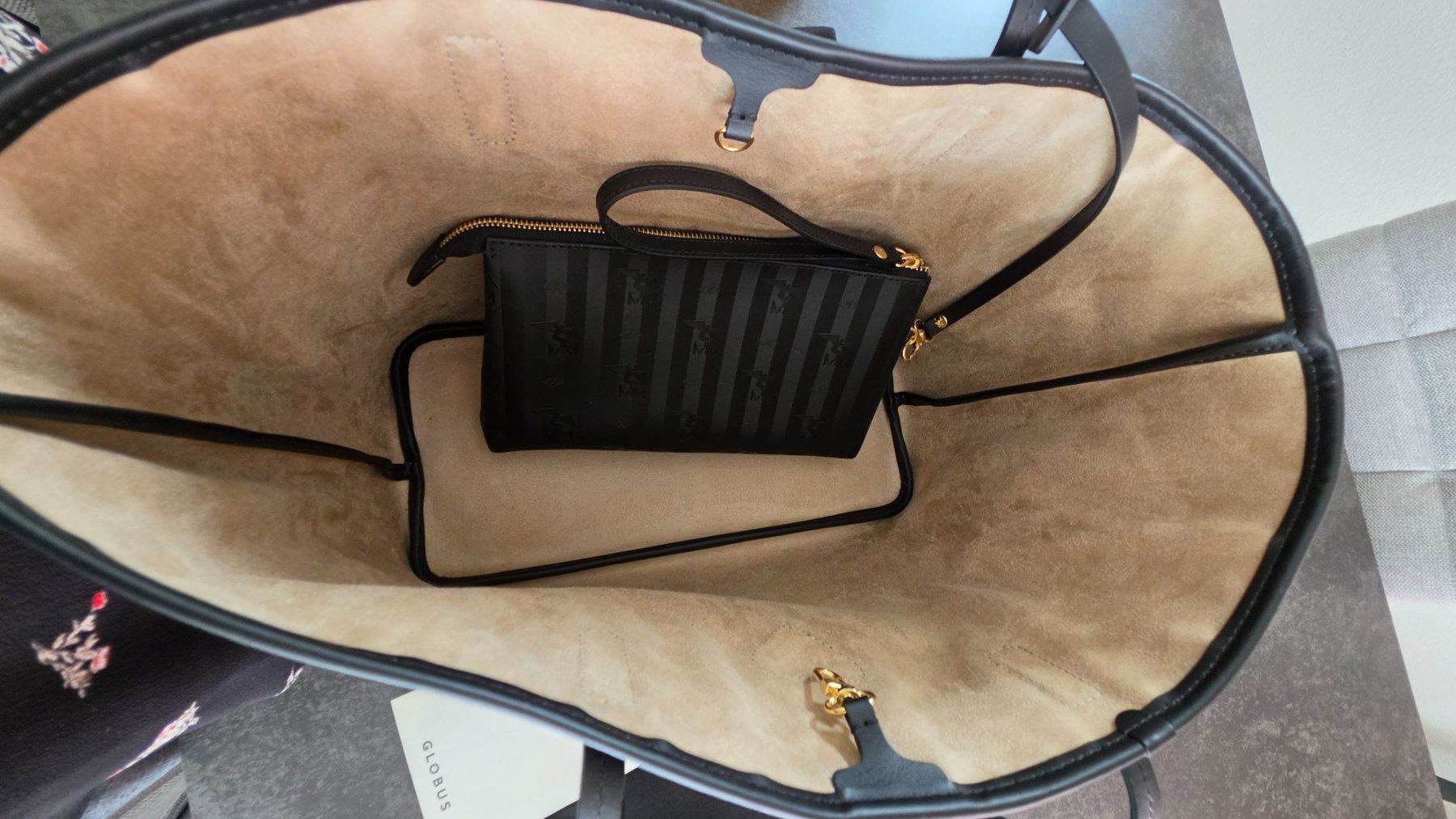 Maison Mollerus Borse da donna: Mollerus shopper Bern schwarz/gold – Usato da konolfingen venduto da Azzaro 2