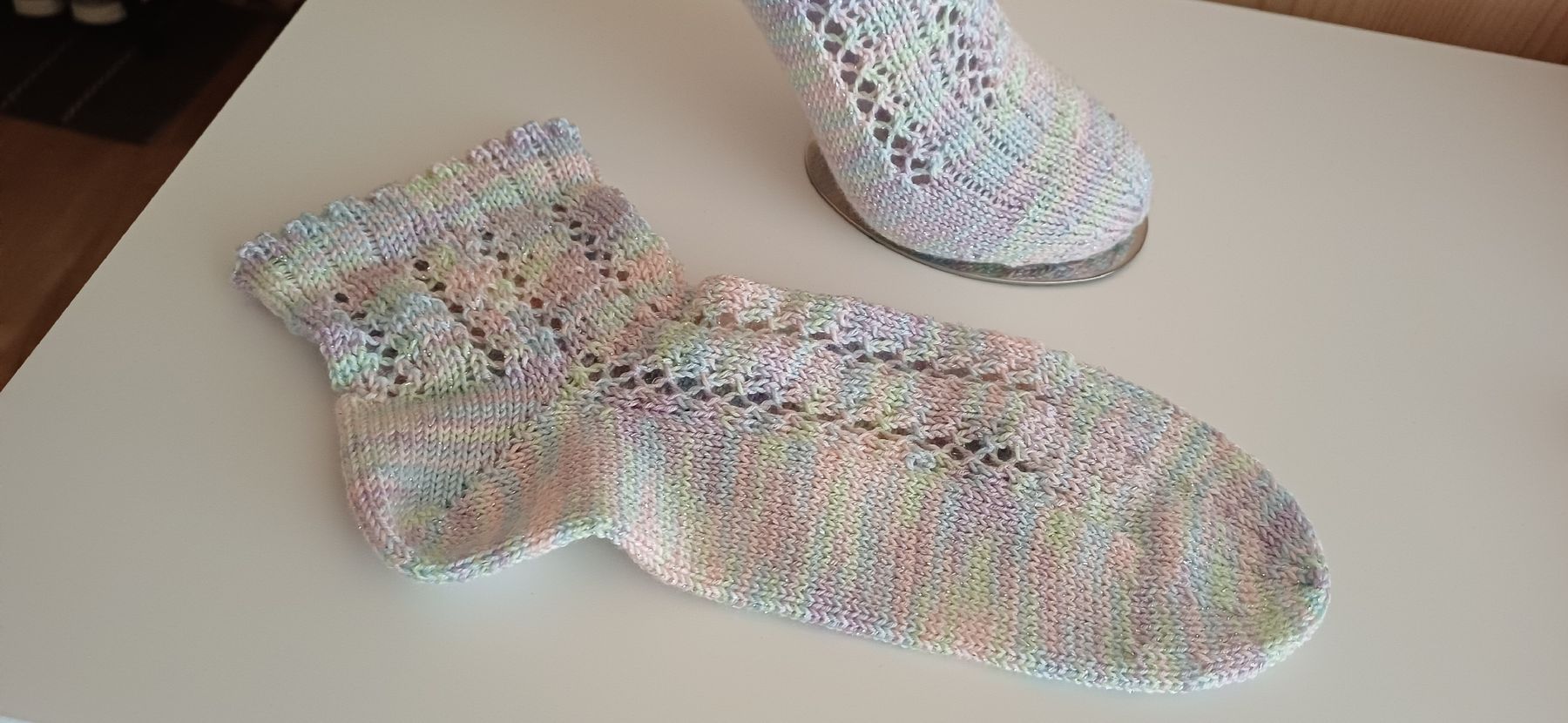 Socken: Sneaker-Socken mit Lochmuster Grösse 37/38  – Neu und originalverpackt aus Amriswil von SANNamerino 2