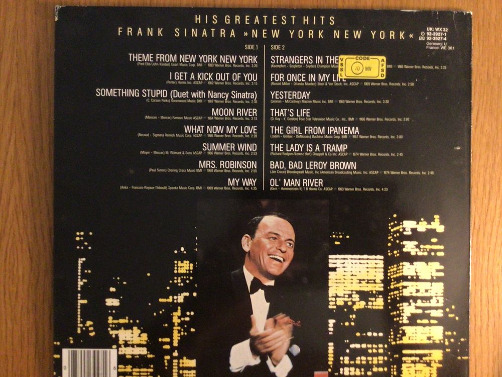 Frank sinatra new york new york lp 1983 kaufen auf ricardo
