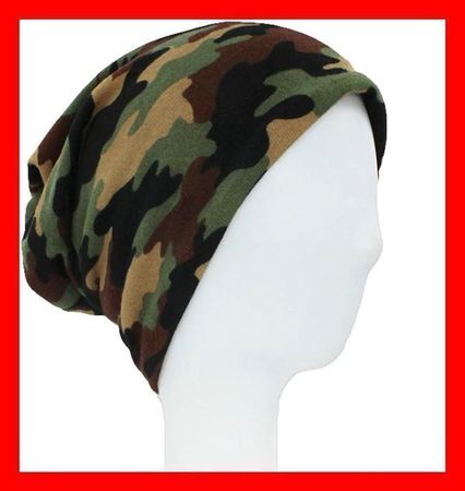 Beanie Camouflage offen Schal Bandana Militär Armee Army