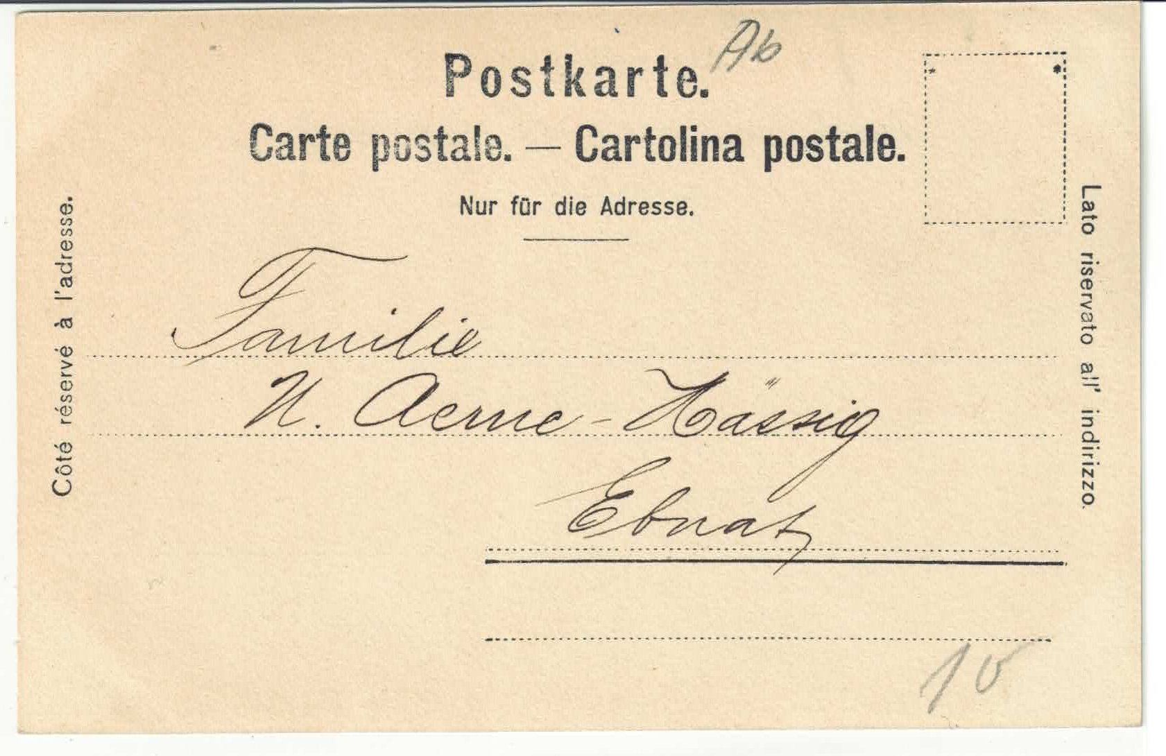 Cartoline postali: Ehepaar am Zürichsee – Usato da Ettingen venduto da Kartenplanet 1