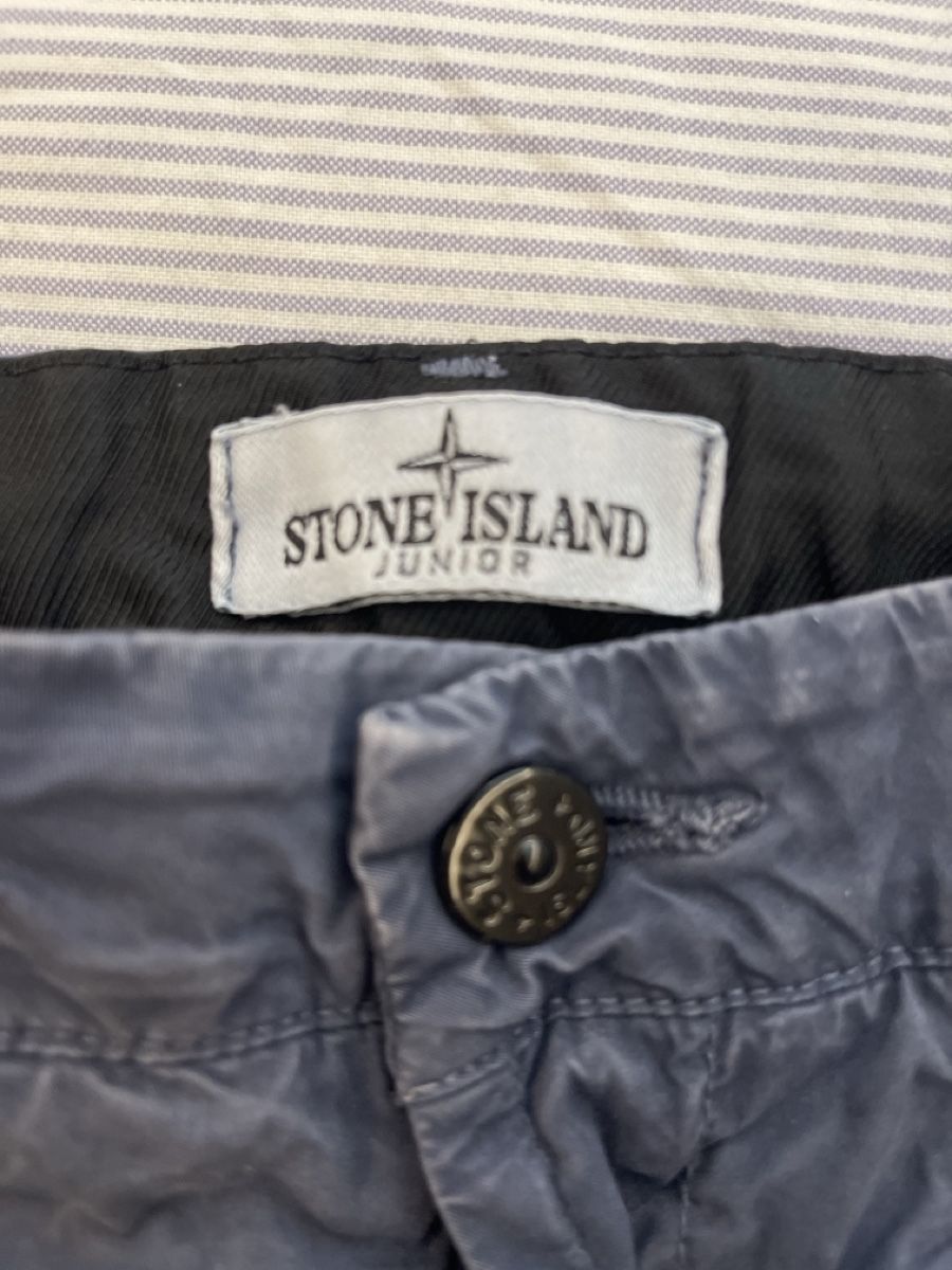 Stone Island Pantaloni: Pantalon stone island junior bleu – Usato da Troinex venduto da bor_r92l 2