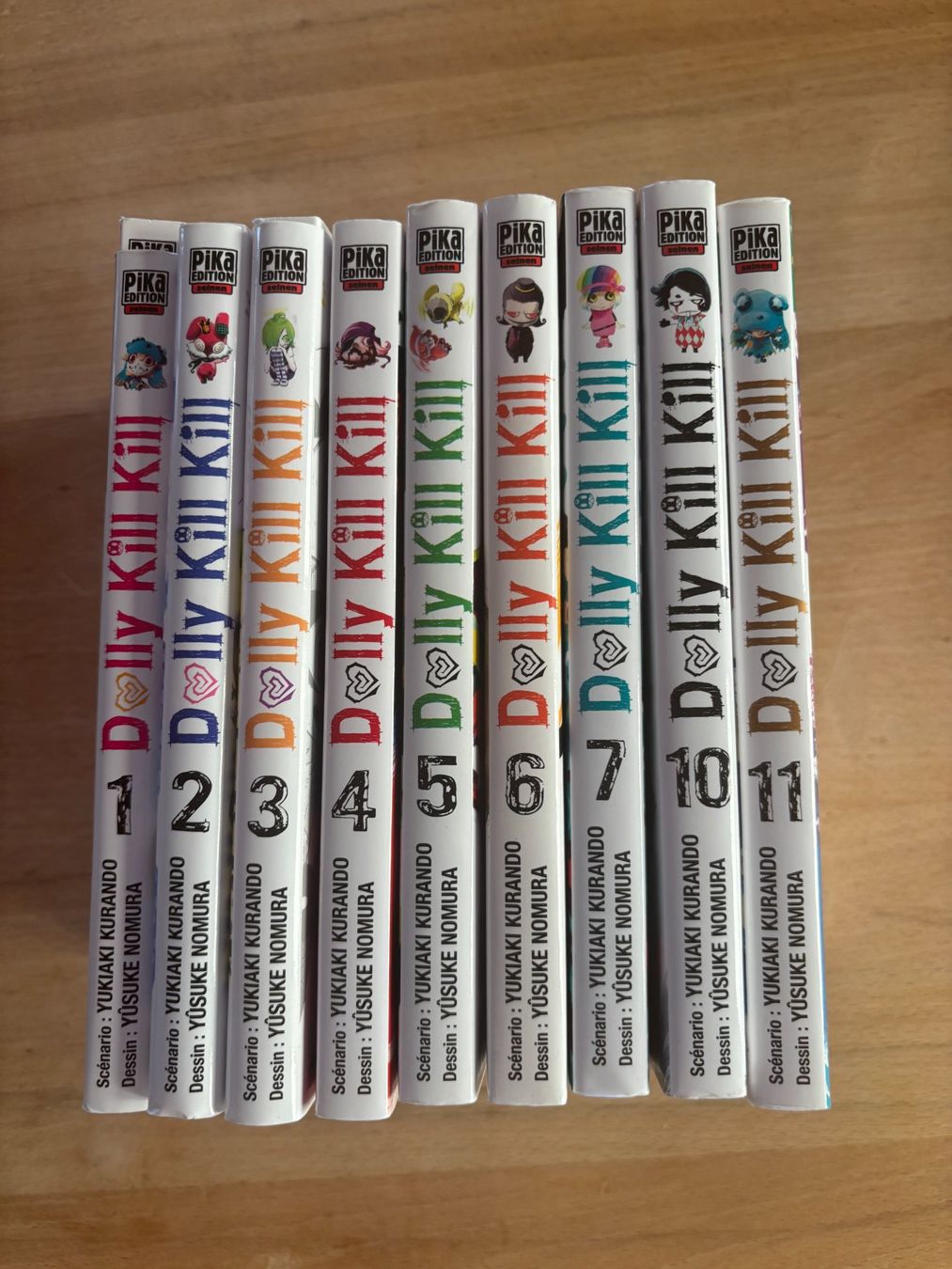 Fumetti: Manga Dolly kill T.1-7 /10-11 – Usato da MURAZ - SIERRE venduto da Pierre.A