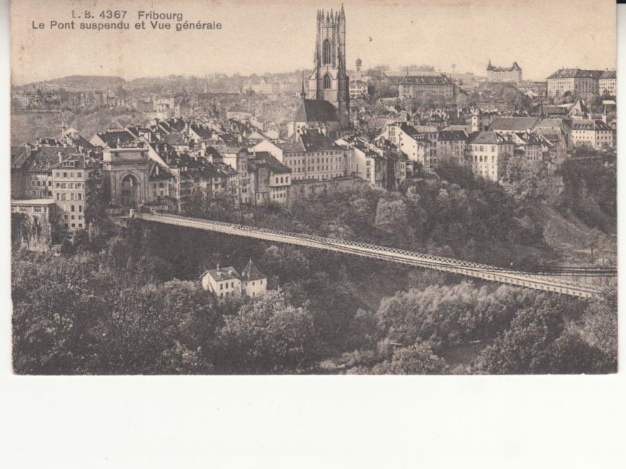 Ansichtskarten: Fribourg 1912 – Gebraucht aus Bürglen TG von StampGraf