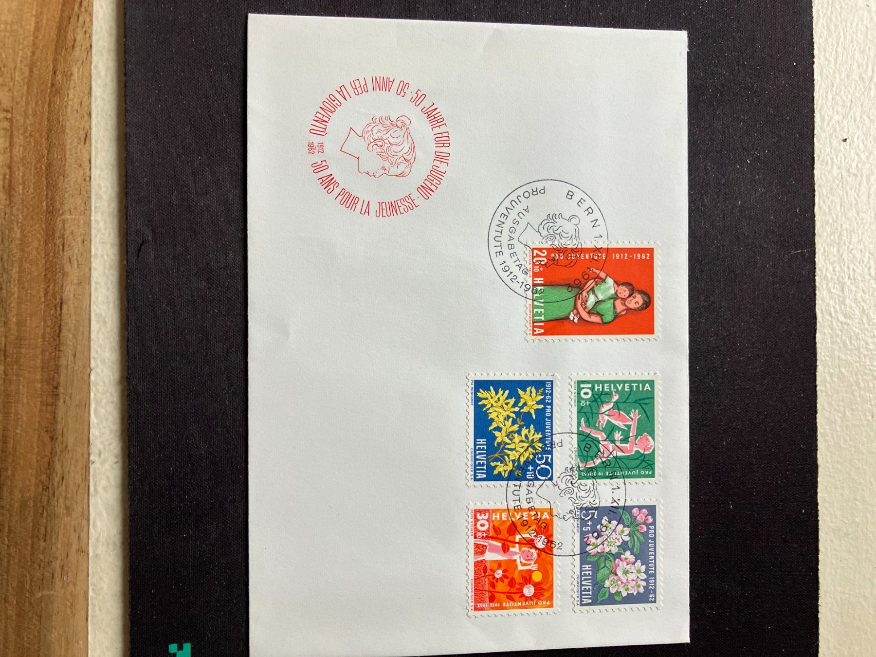 Tutti i francobolli: PJ 1962 ET dès  2.- – Usato da Courtételle venduto da Boton0 2